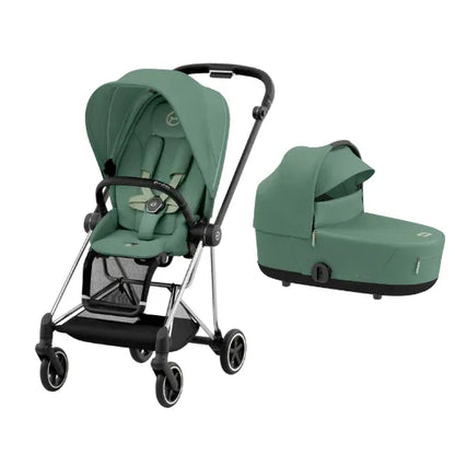 Cybex Mois Pushchair with Carrycot Leaf Green