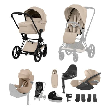 CYBEX Priam Pushchair Comfort Collection Ultimate Birth & Beyond Bundle