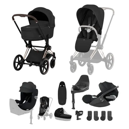 CYBEX Priam Pushchair Comfort Collection Ultimate Birth & Beyond Bundle