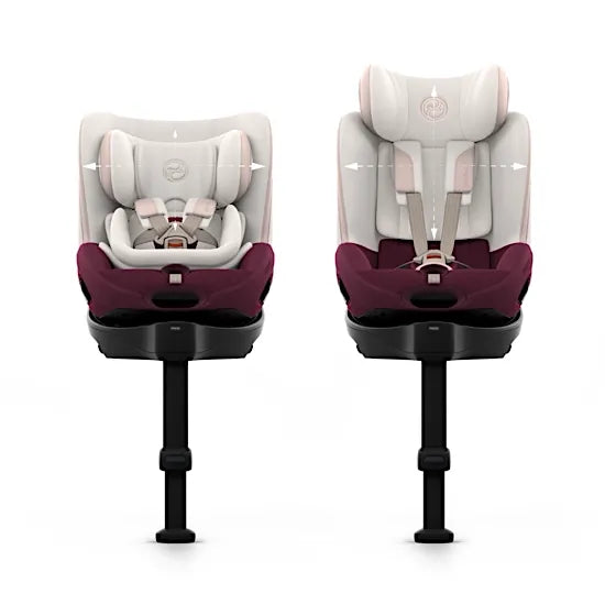 CYBEX Sirona S GrowTech adjustable headrest and width growing with your child from baby to toddler