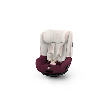 CYBEX Sirona S i-Size rotating car seat in Quartz Pink Style fabric shown without base