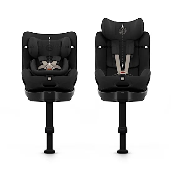 CYBEX Sirona Si GrowTech adjustable headrest and width growing with your child from baby to toddler