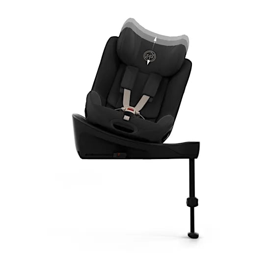 CYBEX Sirona Si car seat with adjustable headrest height for a growing child