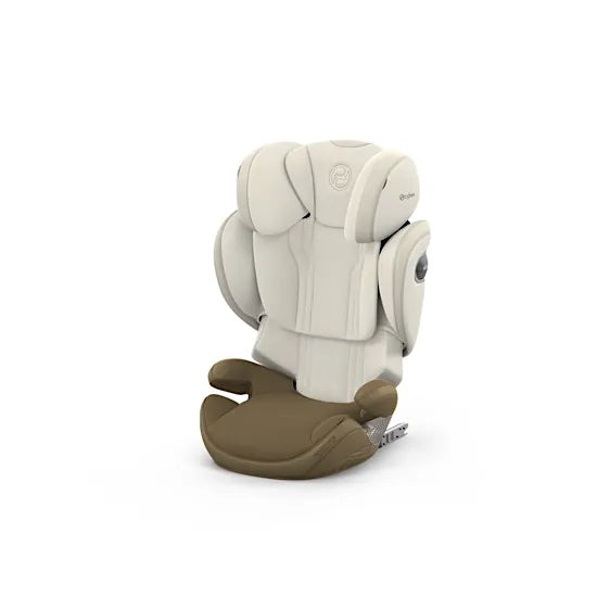 CYBEX Solution S i-Size high back booster car seat in Jade Green Style fabric