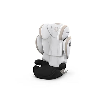 CYBEX Solution S i-Size high back booster car seat in Off White Style fabric
