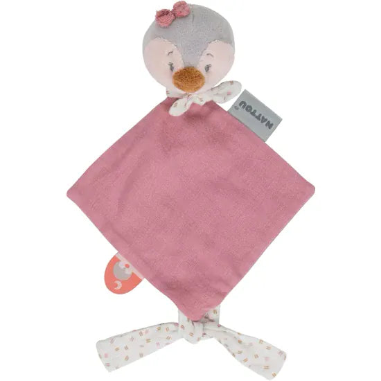 Nattou Mini Doudou Sasha Penguin Comforter Soft Toy