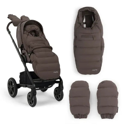 Nuna Winter Stroller Set in Chestnut