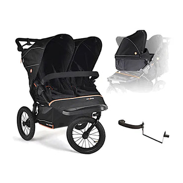 Out n About Nipper Double V6 Plus Pushchair Newborn & Toddler Bundle