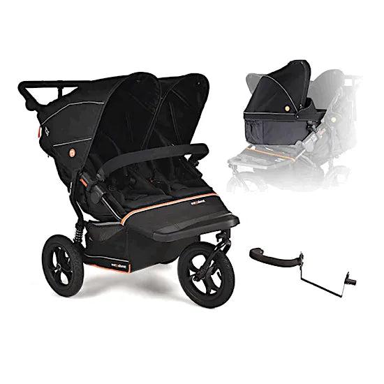 Out n About Nipper Double V6 Pushchair Newborn & Toddler Bundle