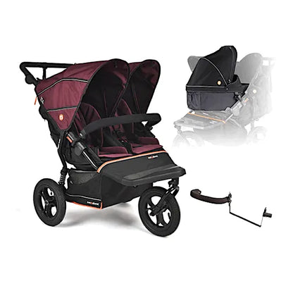 Out n About Nipper Double V6 Pushchair Newborn & Toddler Bundle