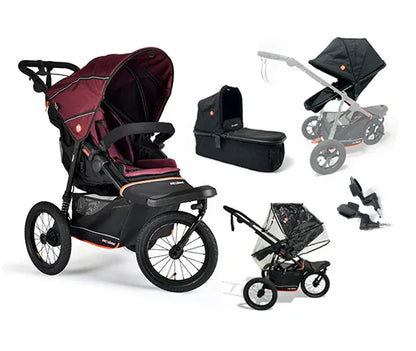 Out n About Nipper V6 Plus Pushchair Switch Newborn Bundle