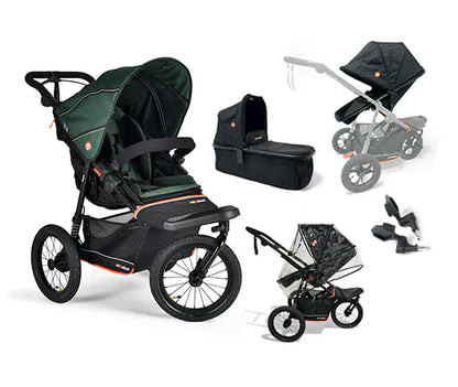 Out n About Nipper V6 Plus Pushchair Switch Newborn Bundle