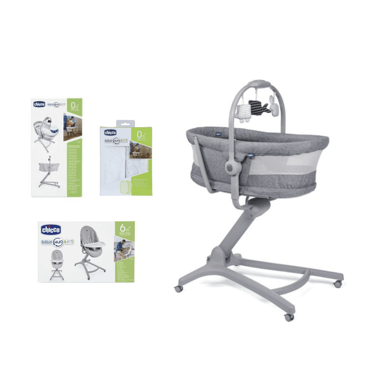 Outlet - Chicco Baby Hug 4in1 Air Titanium Bundle