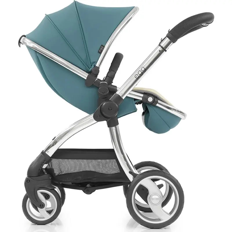 egg Stroller with Carrycot in Cool Mist