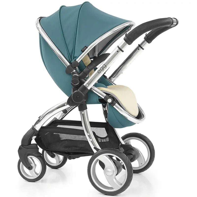 egg Stroller with Carrycot in Cool Mist