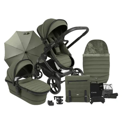iCandy Peach 7 Pushchair + Accessories Bundle in Ivy