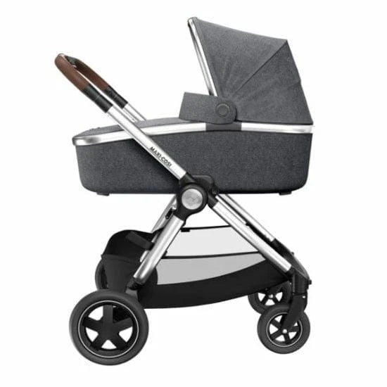 Outlet - Maxi Cosi Adora Luxe Stroller with Carrycot & Pebble 360 Car Seat - Twillic Grey