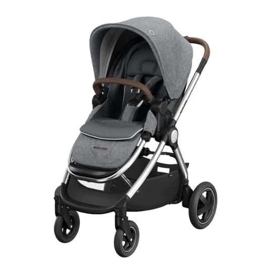 Outlet - Maxi Cosi Adora Luxe Stroller with Carrycot & Pebble 360 Car Seat - Twillic Grey