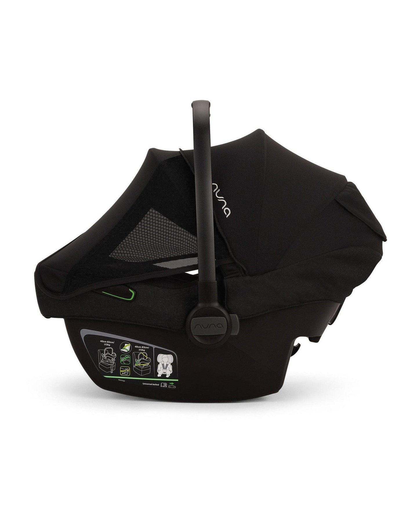 Outlet - Nuna Mixx Next in Biscotti with Pipa Next Caviar & Base Next Travel Bundle