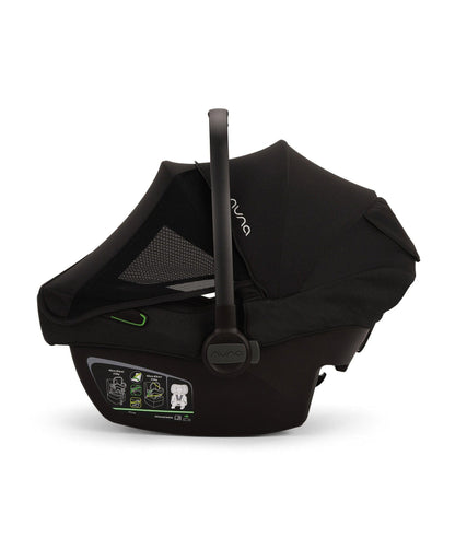 Outlet - Nuna Mixx Next in Biscotti with Pipa Next Caviar & Base Next Travel Bundle