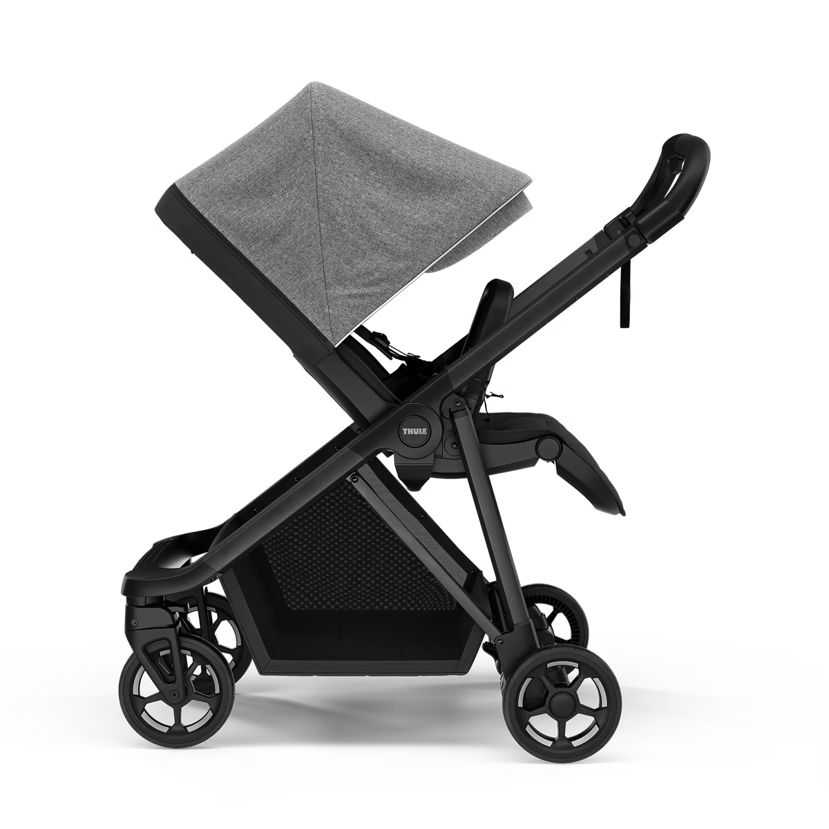 Outlet - Thule Shine Pushchair - Black/Grey Melange