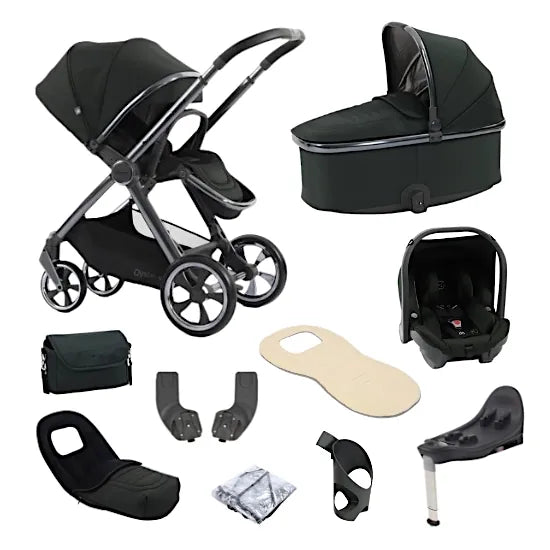 Oyster 4 Pushchair Travel System Bundle - Black Olive
