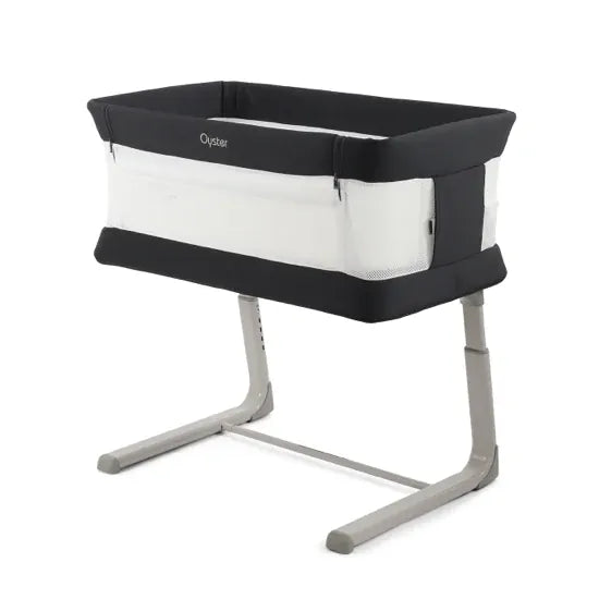 Oyster Wiggle Dropside Crib Co-Sleeper