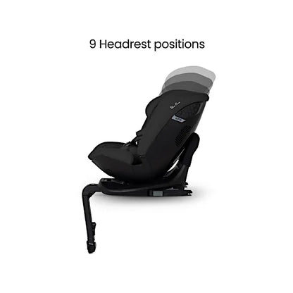 Silver Cross Motion 3 nine-position one-hand adjustable headrest with waffle jersey pad
