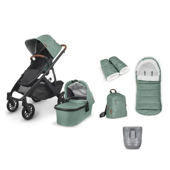 Uppababy VISTA V2 Stroller Bundle with Carrycot & Accessories