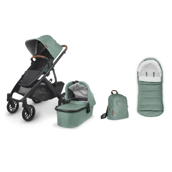 Uppababy VISTA V2 Stroller Bundle with Carrycot & Accessories