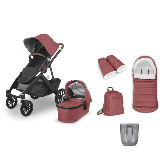 Uppababy VISTA V2 Stroller Bundle with Carrycot & Accessories