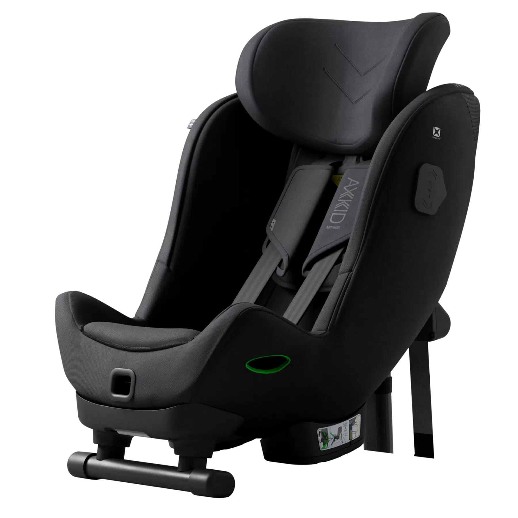 Axkid Minikid 4 Max Car Seat - Coastal Storm Black